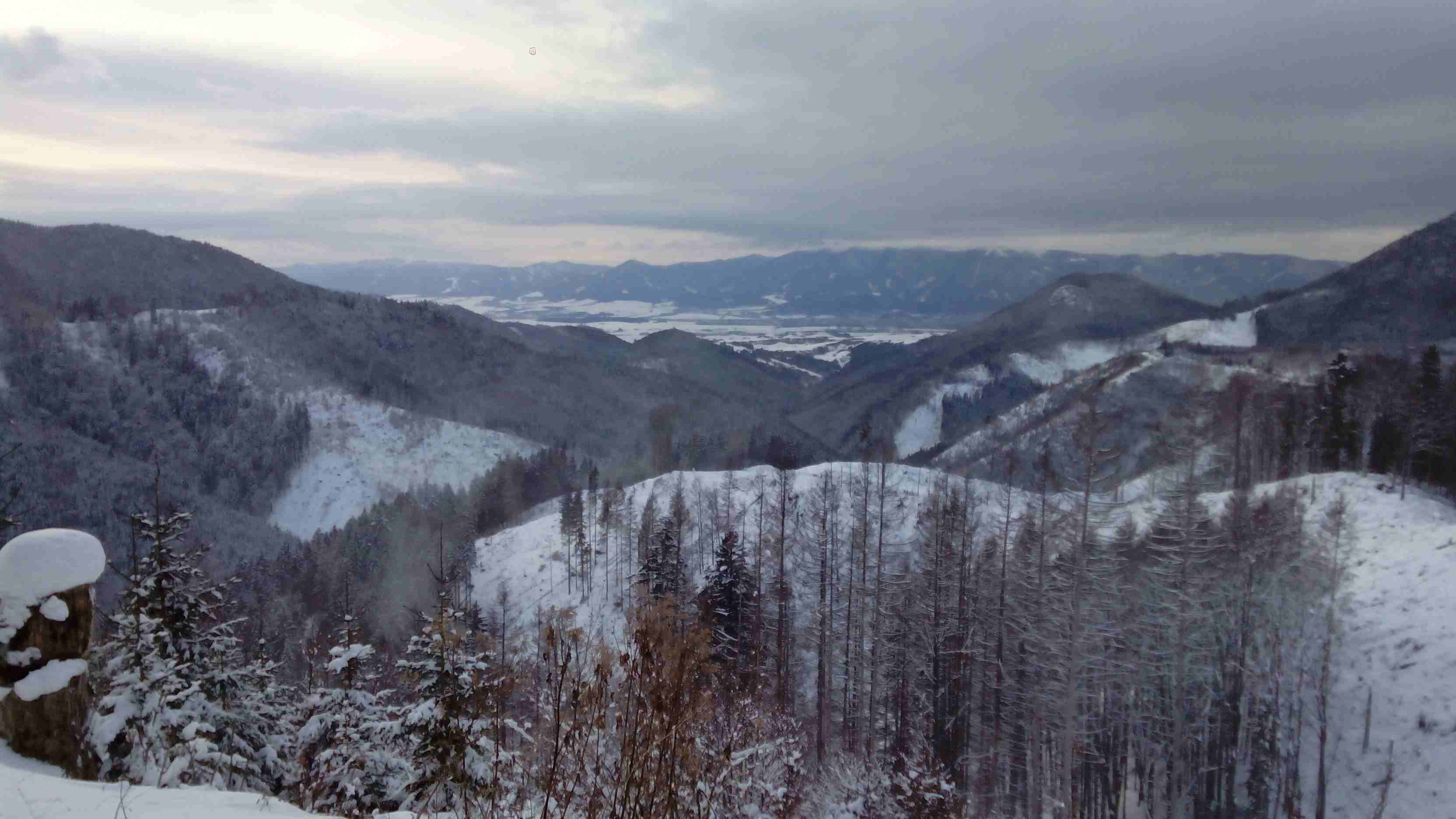 pohľad na západ z Kantora