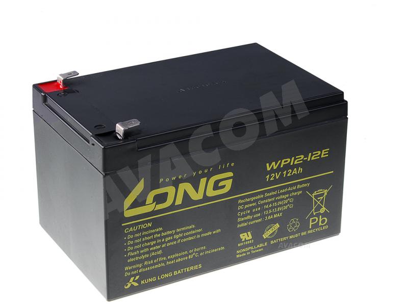 Akumulátor LONG 12V, 12Ah Deep Cycle AGM F2 - Pb