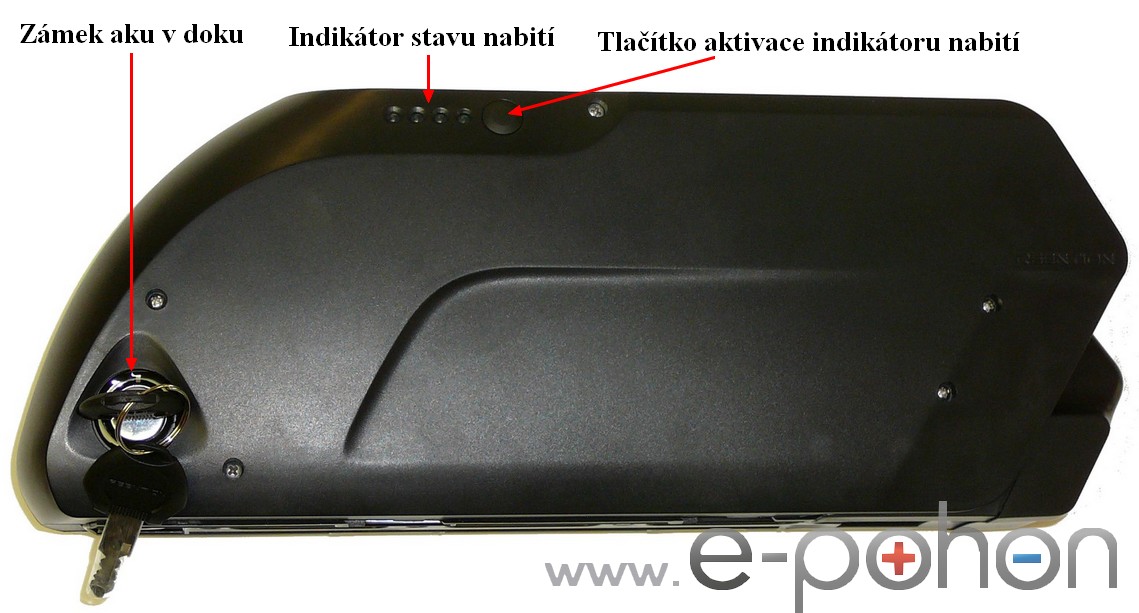Akumulátor Li-ion 48V, 17 Ah Shark + nabíj1čka